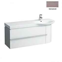 Модуль под раковину Case for living city 113,9х37,4х42,5 см, светлый дуб, 2 ящика 1 дверца 4.0160.2.075.519.1 Laufen